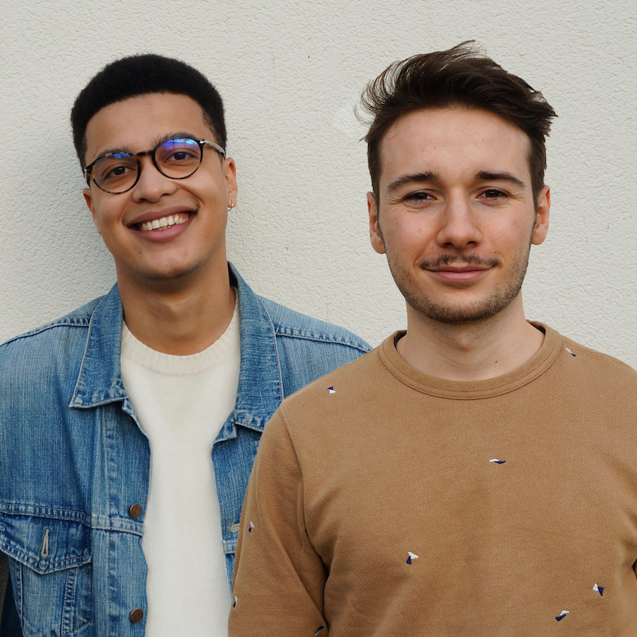 Abel Gaugry et Audric Mirlicourtois, étudiants ingénieurs