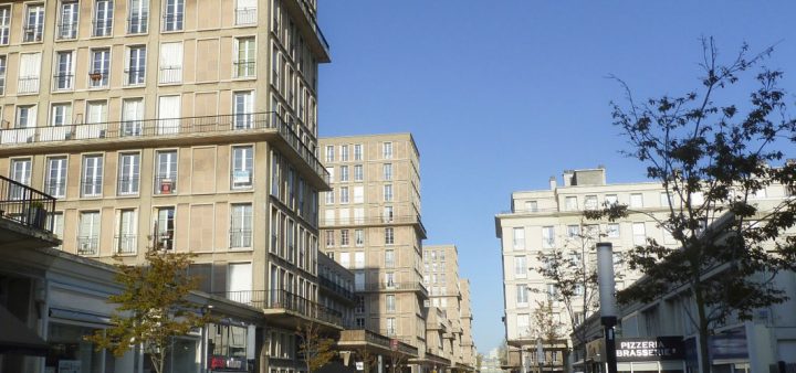 Vue du centre-ville du Havre