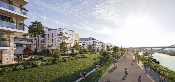 À Saint-Jean-de-la-Ruelle, une ancienne usine Renault TRW est transformée en 385 logements et des commerces tout en réduisant l’artificialisation des sols.