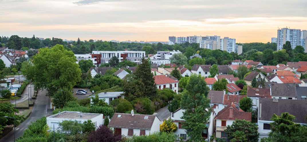 paysage de la France périurbaine