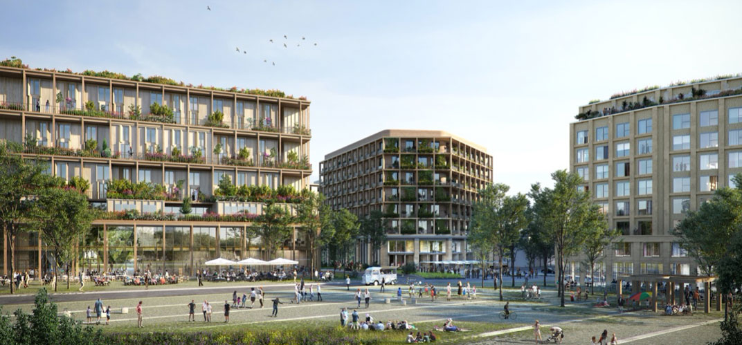 La transformation à venir de la Porte de Montreuil en une nouvelle place du Grand Paris illustre la nouvelle manière d’aménager les espaces publics (©Lautreimage Playtime) ITW Jean-Luc Porcedo, Nexcity.