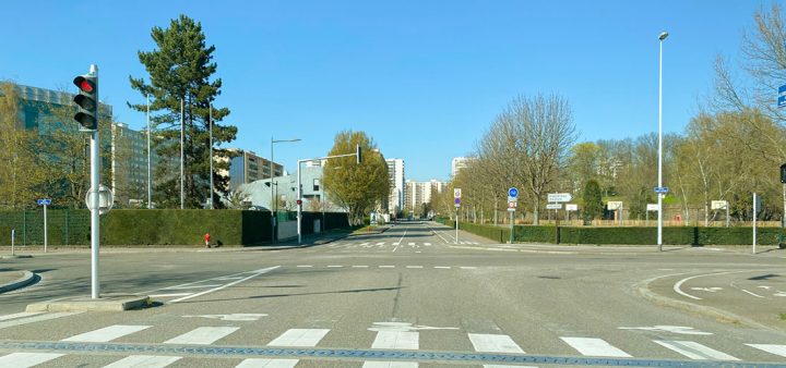 Une entrée de ville : Strasbourg