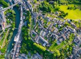 Esthétique des villes : vue aérienne d'une agglomération