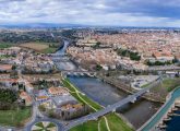 Vue de Béziers : le Sud de la France est en train de devenir lui aussi un territoire clé pour l’implantation de gigafactories, avec deux projets importants qui verront bientôt le jour.