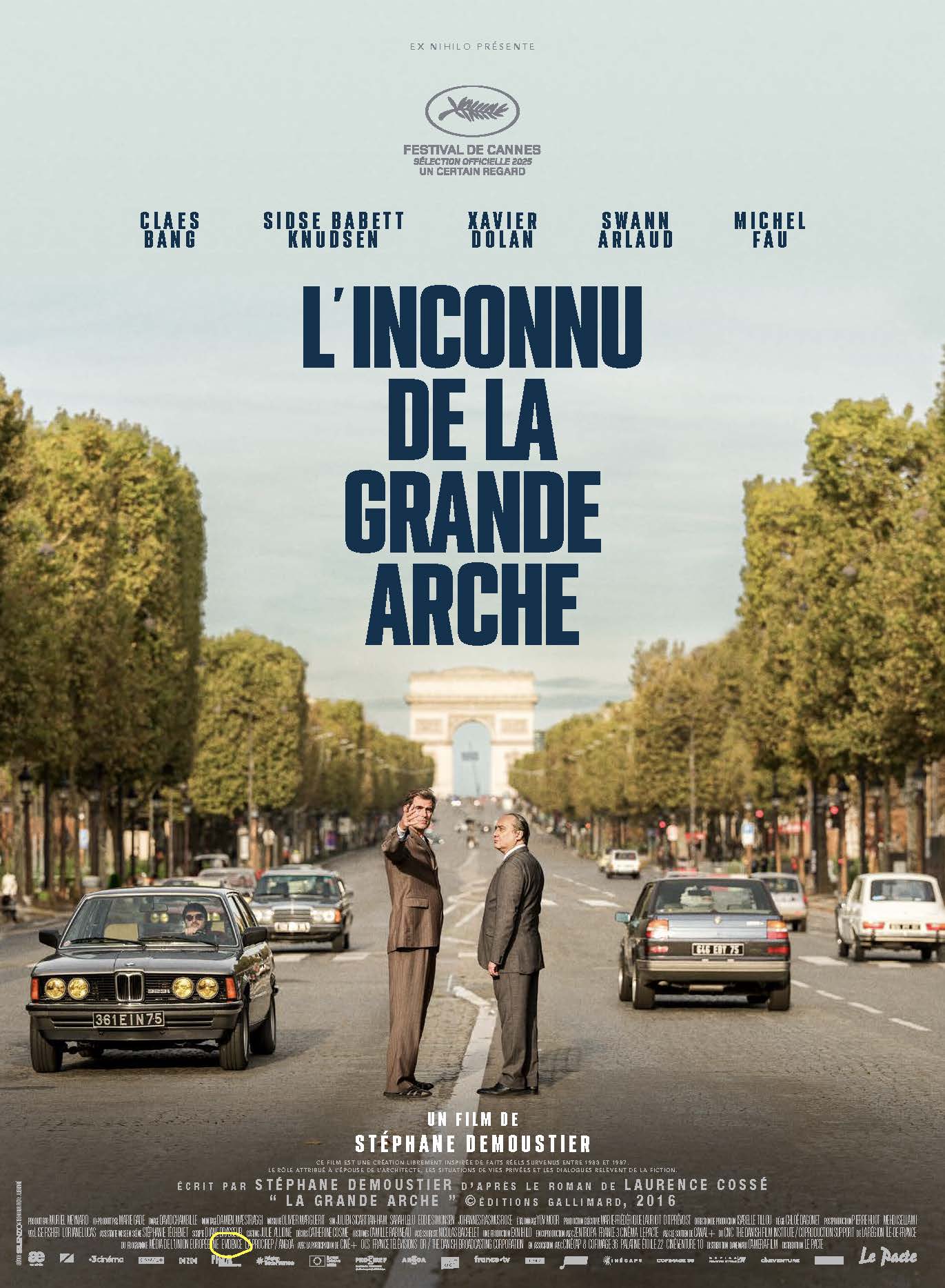 Affiche du film  L’Inconnu de la Grande Arche de Stéphane Demoustier