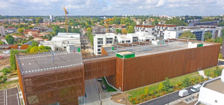 Vue de l'écoquartier Briand, terre sud de Bègles