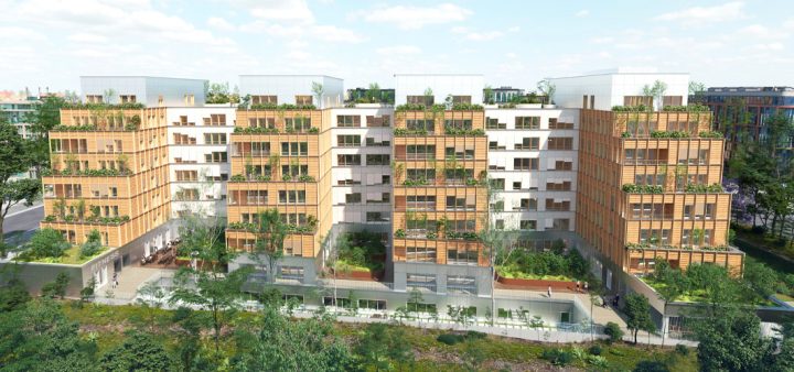 Transformer les bureaux vides en logements : à Champs-sur-Marne, un ancien immeuble de La Poste se reconvertit en résidence de coliving.